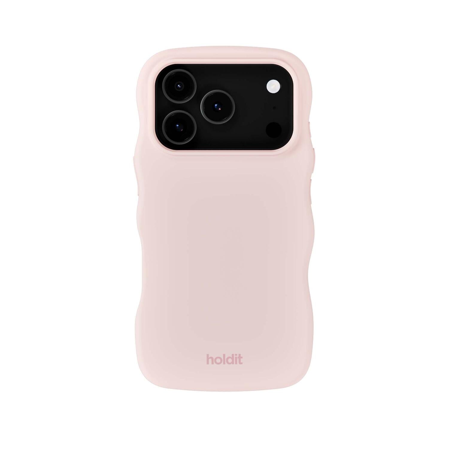 Wavy Silicone MagSafe iPhone cover – Ballerina Pink
